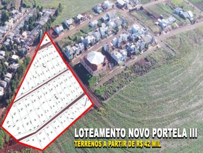 Terreno para Venda, em Tenente Portela, bairro Lot. Novo Portela