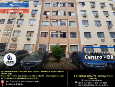 Apartamentos Financiáveis para Venda, em Belford Roxo, bairro Centro, 2 dormitórios, 1 banheiro, 1 vaga