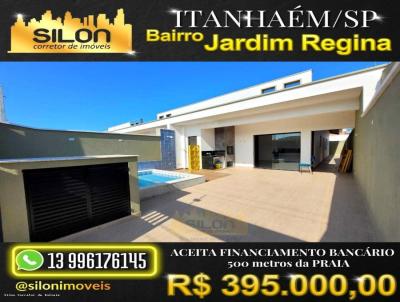 Casa para Venda, em Itanham, bairro Jardim Regina, 2 dormitrios, 3 banheiros, 1 sute, 2 vagas
