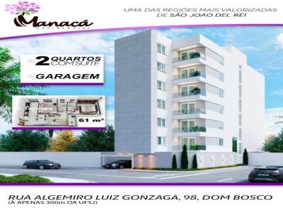 Apartamento para Venda, em So Joo del Rei, bairro Dom Bosco, 2 dormitrios, 1 banheiro, 1 sute, 1 vaga