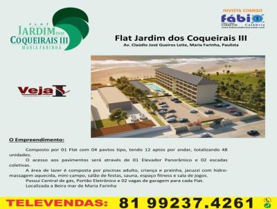 Flat para Venda, em Paulista, bairro Maria Farinha, 1 dormitrio, 1 banheiro, 2 vagas