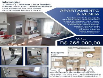 Apartamento para Venda, em Sumar, bairro RESIDENCIAL VIVA VISTA, 2 dormitrios, 1 banheiro