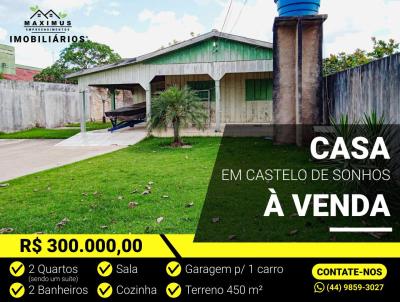Casa para Venda, em Altamira, bairro Castelo de Sonhos PA, 2 dormitórios, 2 banheiros, 1 suíte, 1 vaga