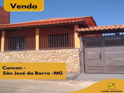 Casa para Venda, em So Jos da Barra, bairro Can Can, 5 dormitrios, 3 banheiros, 3 vagas