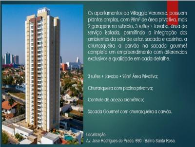 Apartamento para Venda, em Cuiab, bairro Santa Rosa, 3 dormitrios, 3 banheiros, 3 sutes, 2 vagas