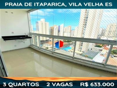Apartamento para Venda, em Vila Velha, bairro Praia de Itaparica, 3 dormitórios, 2 banheiros, 1 suíte, 2 vagas