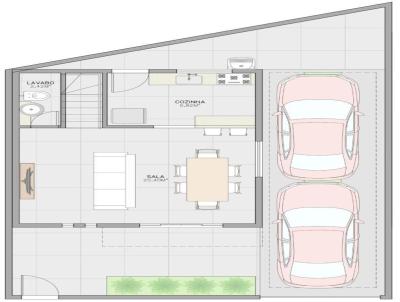 Casa Duplex para Venda, em Sarzedo, bairro Residencial Masterville, 2 dormitrios, 2 banheiros, 2 vagas