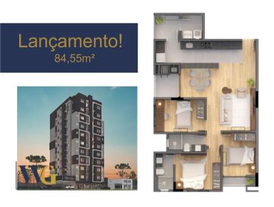 Apartamento para Venda, em Campo Largo, bairro Vila Operria, 3 dormitrios, 2 banheiros, 1 sute, 1 vaga