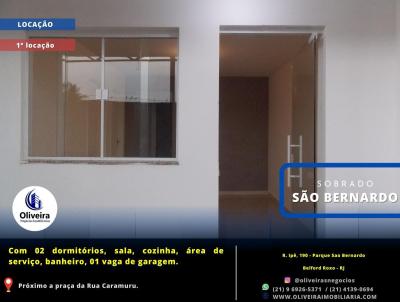 Sobrado para Locação, em Belford Roxo, bairro São Bernardo, 2 dormitórios, 1 banheiro