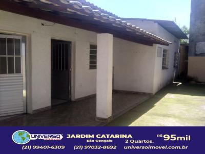 Casa para Venda, em So Gonalo, bairro Jardim Catarina, 2 dormitrios, 1 banheiro, 1 vaga