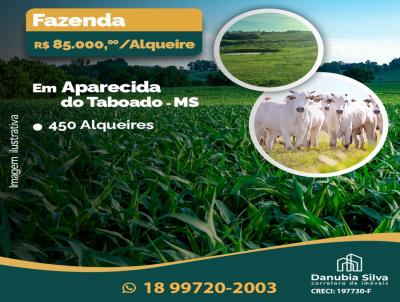 Fazenda para Venda, em Aparecida do Taboado, bairro rea rural