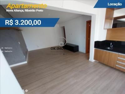 Apartamento para Locao, em Ribeiro Preto, bairro Nova Aliana, 2 dormitrios, 3 banheiros, 1 sute, 2 vagas