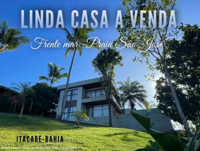 Casa para Venda, em Itacar, bairro 3.5 km do centro de Itacar, 4 dormitrios, 5 banheiros, 4 sutes, 4 vagas