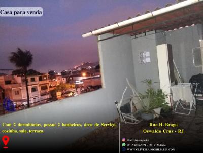 Casa para Venda, em Rio de Janeiro, bairro Oswaldo Cruz, 2 dormitórios, 2 banheiros