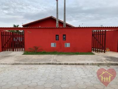 Casa para Venda, em Itanhaém, bairro Balneário Califórnia, 2 dormitórios, 1 banheiro, 1 suíte, 2 vagas