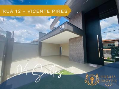 Casa em Condomnio para Venda, em RA XXX Vicente Pires, bairro Vicente Pires, 4 dormitrios, 6 banheiros, 4 sutes, 4 vagas