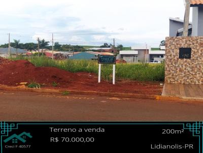 Terreno para Venda, em Lidianpolis, bairro loteamento bertipaglia