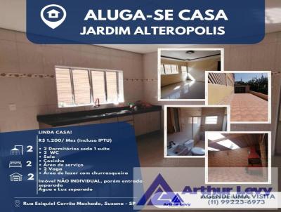 Casa para Locao, em Suzano, bairro Jardim Alterpolis, 2 dormitrios, 2 banheiros, 2 vagas