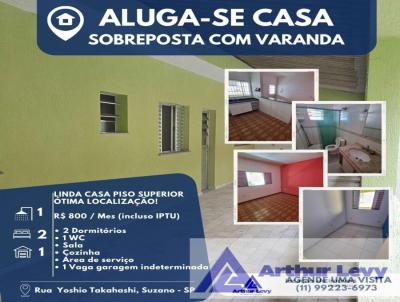 Casa para Locao, em Suzano, bairro Jardim Leblon, 2 dormitrios, 1 banheiro, 1 vaga