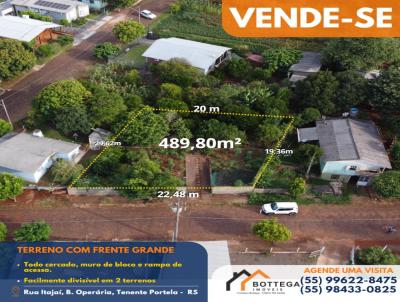 Terreno para Venda, em Tenente Portela, bairro Operaria