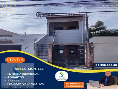 Casa Duplex para Venda, em Fortaleza, bairro Montese, 4 dormitrios, 2 banheiros, 1 vaga