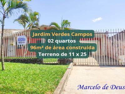 Casa para Venda, em Cascavel, bairro Verdes Campos, 2 dormitrios, 1 banheiro, 4 vagas