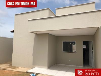 Casa para Venda, em Timon, bairro Parque Piauí II, 3 dormitórios, 2 banheiros, 1 suíte, 2 vagas