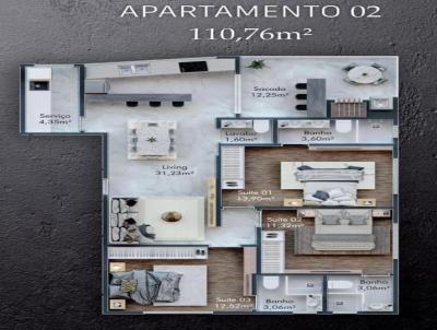 Apartamento para Venda, em Porto Belo, bairro Perequ, 3 dormitrios, 3 sutes, 3 vagas