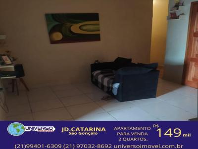Apartamento para Venda, em So Gonalo, bairro Jardim Catarina, 2 dormitrios, 1 banheiro, 1 vaga