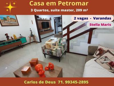 Casa em Condomnio para Venda, em Salvador, bairro Stella Maris, 3 dormitrios, 3 banheiros, 1 sute, 2 vagas