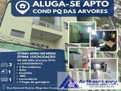 Apartamento para Locao, em Mogi das Cruzes, bairro Vila Nova Aparecida, 2 dormitrios, 1 banheiro, 1 vaga