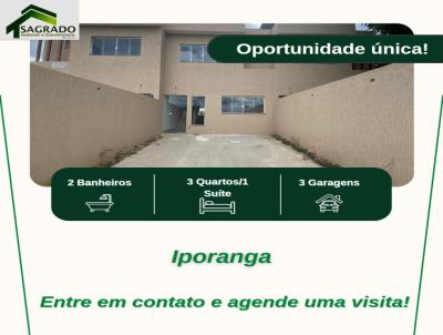 Casa Duplex para Venda, em Sete Lagoas, bairro Iporanga, 3 dormitrios, 2 banheiros, 1 sute, 3 vagas