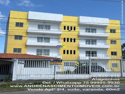 Apartamento para Venda, em Alagoinhas, bairro Catu - Conselheiro Junqueira, 2 dormitrios, 1 banheiro, 1 sute, 1 vaga