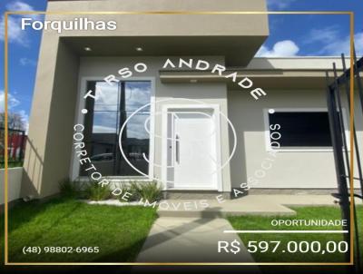 Casa para Venda, em , bairro Forquilhas, 3 dormitrios, 2 banheiros, 1 sute, 2 vagas