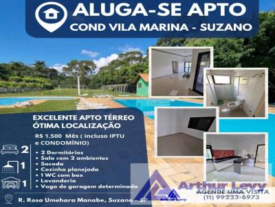 Apartamento para Locao, em Suzano, bairro Jardim Chcara Ma, 2 dormitrios, 1 banheiro, 1 vaga