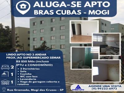 Apartamento para Locao, em Mogi das Cruzes, bairro Conjunto Residencial do Bosque, 2 dormitrios, 1 banheiro, 1 vaga