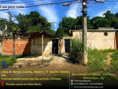Casa para Venda, em Belford Roxo, bairro Vila Maia, 2 dormitórios, 1 banheiro