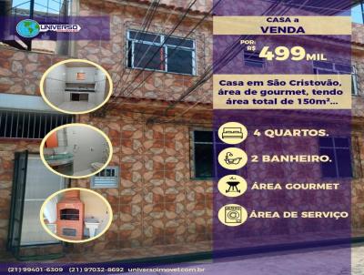 Casa para Venda, em Rio de Janeiro, bairro So Cristvo, 4 dormitrios, 2 banheiros
