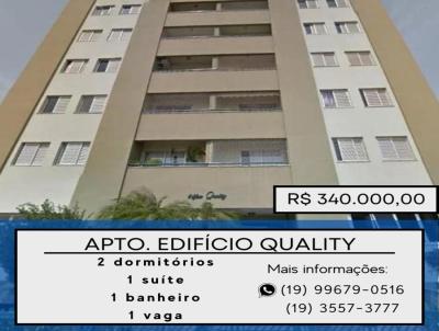 Apartamento para Venda, em Rio Claro, bairro Vila Santo Antônio, 2 dormitórios, 1 banheiro, 1 suíte, 1 vaga