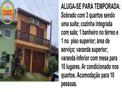 Sobrado para Temporada, em Caraguatatuba, bairro Capricrnio, 3 dormitrios, 2 banheiros, 1 sute, 1 vaga