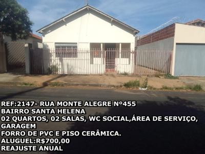 Casa para Locação, em Araguari, bairro SANTA HELENA