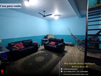 Casa para Venda, em Belford Roxo, bairro Das Graas, 1 dormitrio, 1 banheiro
