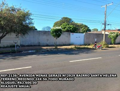 Terreno para Locação, em Araguari, bairro SANTA HELENA