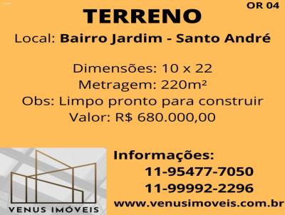 Terreno para Venda, em Santo Andr, bairro Bairro Jardim