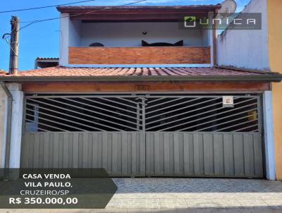 Casa para Venda, em Cruzeiro, bairro Vila Paulo Romeu, 2 dormitrios, 2 banheiros, 1 sute, 2 vagas