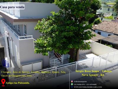 Casa para Venda, em Nova Iguaçu, bairro Cabuçu, 1 dormitório, 1 banheiro