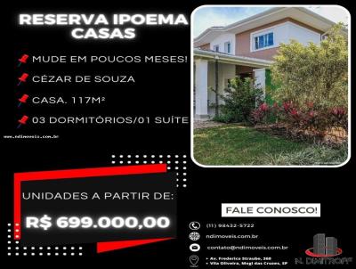 Casa em Condomnio para Venda, em Mogi das Cruzes, bairro Cezar De Souza, 3 dormitrios, 2 banheiros, 1 sute, 2 vagas