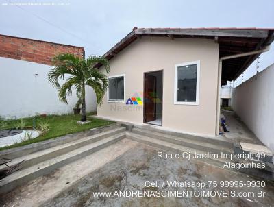 Casa para Venda, em Alagoinhas, bairro ALAGOINHAS VELHA - Conjunto Jardim Imperial, 2 dormitrios, 1 banheiro, 1 sute, 1 vaga