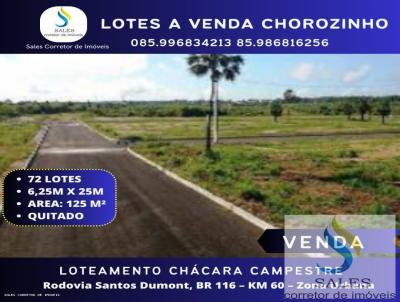 Lote para Venda, em Chorozinho, bairro BR 116 - KM 60