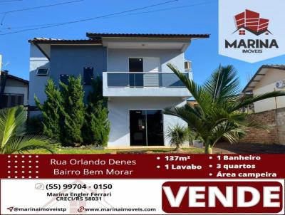 Casa para Venda, em Tenente Portela, bairro Bairro Bem Morar, 3 dormitrios, 2 banheiros, 1 vaga